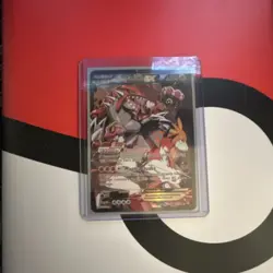 Pokemon Team Magma's Groudon EX Full Art Holo Ultra Rare 15/34 Double Crisis - Image 2