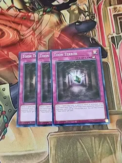 3X Toon Terror - TOCH-EN005 - Super Rare - 1st Edition NM Yugioh - Image 1