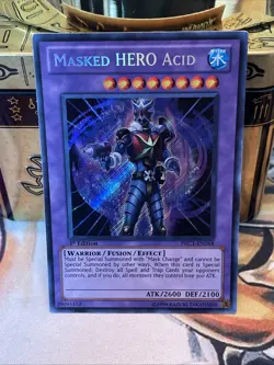 Masked Hero Acid PRC1-EN018 1st Edition Yu-Gi-Oh LP - Image 1