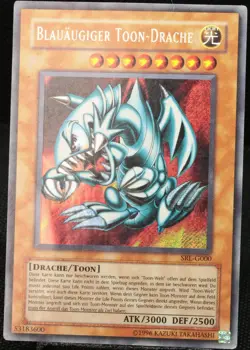 Yu-Gi-Oh! Blauaugiger Toon-Drache SRL-G000 Secret Rare [PL] Dragon OG | DE 2002 - Image 3