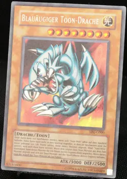 Yu-Gi-Oh! Blauaugiger Toon-Drache SRL-G000 Secret Rare [PL] Dragon OG | DE 2002 - Image 4