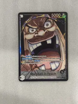 Marshall D. Teach OP09-081 Leader ALT ART Emperors in the New World - Image 1
