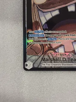 Marshall D. Teach OP09-081 Leader ALT ART Emperors in the New World - Image 4