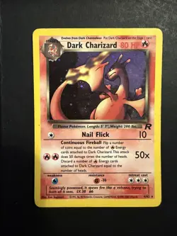 Dark Charizard 21/82 Team Rocket Non Holo 2000 Pokemon Card – Vintage - Image 1
