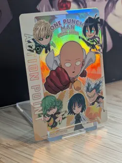 Union Arena One Punch Man Action Point Card UEPR/OPM-AP02 Holo Foil NM CCG TCG - Image 2