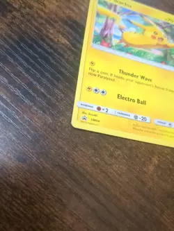 Pokemon TCG Pikachu Non-Holo Promo Card SM04 HP - Image 3