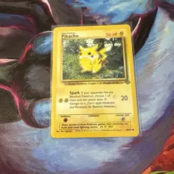 Pikachu Jungle 60/64 Pokemon Card LP - Image 1