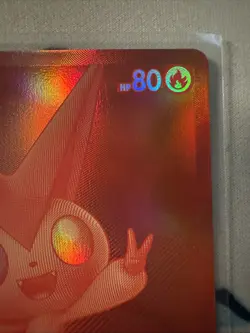 Pokemon White Flare Victini Card 172/086 English BWR, Red, Monochrome, Near Mint - Image 3