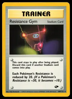 Resistance Gym 109/132 Gym Challenge Regular Rare Pokemon Card - Image 1