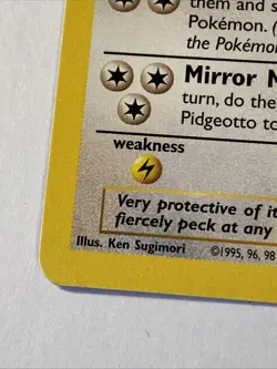 PIDGEOTTO Pokemon TCG Trading Card - RARE - 28/130 Base Set 2 - Image 5