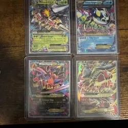 4 card Pokemon mega ex lot - Image 1