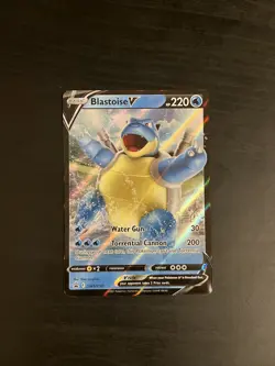Blastoise V - SWSH101 - Pokemon Sword & Shield Promo Ultra Rare Holo Card LP - Image 1