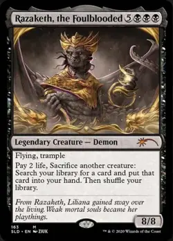 Razaketh, the Foulblooded -Foil Near Mint MTG Secret Lair - Image 1