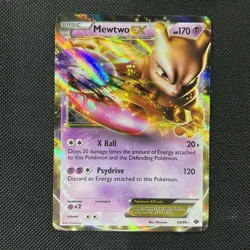 Pokemon TCG Mewtwo EX Holo Ultra Rare Card Next Destinities 54/99 - Image 1