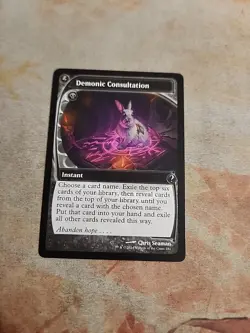 Demonic Consultation Future Sight Secret Lair MTG NM - Image 1