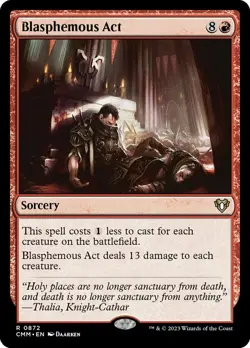 Blasphemous Act (EX/NM) Board Wipe MTG Discount: 5+ Magic Singles - Image 1