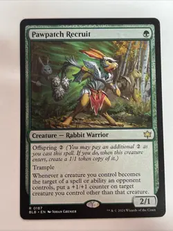 Pawpatch Recruit Bloomburrow #187 Rare - Image 1