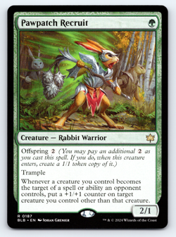 Pawpatch Recruit- Bloomburrow - MTG - Image 1