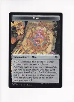MAGIC THE GATHERING BLOOMBURROW DOUBLE TOKEN PAWPATCH RECRUIT / MAP (LCI) (LETD) - Image 2