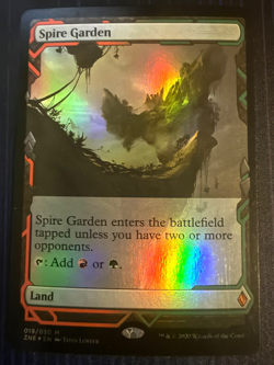 MTG Magic Spire Garden Zendikar Rising Expeditions Foil LP - Image 1