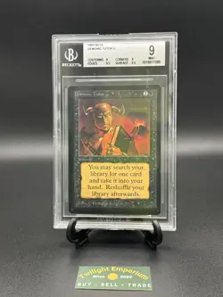 Magic The Gathering Demonic Tutor BETA Graded 9 (9,9,9.5,9.5) - Image 1