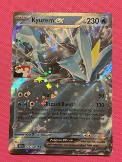 Pokemon TCG Kyurem Ex 028/086 - Black Bolt - Prize Pack Series 8 Play Stamp - Image 1