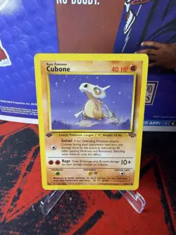 Cubone 1st Edition 1999 Jungle Set 50/64 Pokemon Card - Image 1