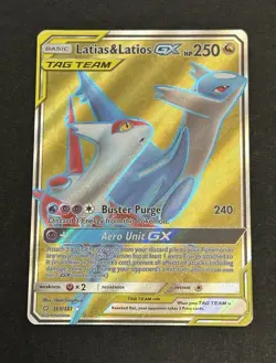 Pokemon Latias & Latios GX 169/181 Tag Team Holo - Image 1