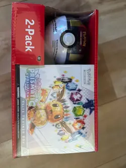 Pokemon Prismatic Evolutions Bundle – 2 Sam’s Club Exclusive ETB + Poke Ball Box - Image 1