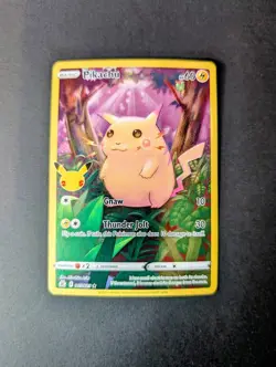 Pokemon TCG Pikachu 005/025 Holo 25th Anniversary Celebrations NM - Image 2