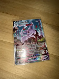 Espeon VMAX Alternate Art Secret Rare Fusion Strike Pokemon TCG Card 270/264 - Image 1