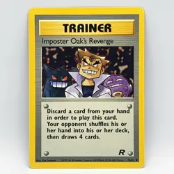 Imposter Oaks Revenge 76/82 Team Rocket Uncommon Pokemon WoTC - Image 1