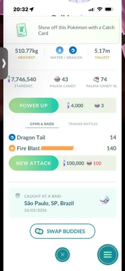 Pokemon Go Shiny Legendary Palkia ( Background) - Image 2