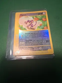 Pokemon TCG Card - Aipom 67/147 Aquapolis Reverse Holo Vintage E-Reader MP - Image 1