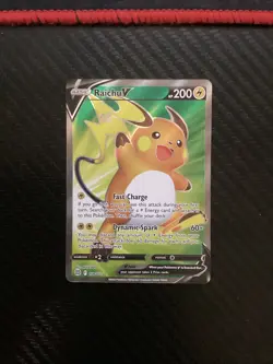 Raichu V 158/172 Ultra Rare Brilliant Stars Pokemon TCG Near Mint NM - Image 1
