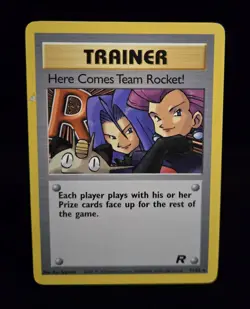 Pokemon TCG - HERE COMES TEAM ROCKET! - 71/82 - RARE - TEAM ROCKET (2000) - LP - Image 1