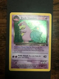 Pokemon Team Rocket Dark Slowbro Holo #12/82 Wotc Holo Rare Mp - Image 1