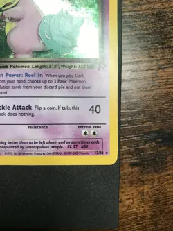 Pokemon Team Rocket Dark Slowbro Holo #12/82 Wotc Holo Rare Mp - Image 3