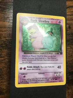 Pokemon Team Rocket Dark Slowbro Holo #12/82 Wotc Holo Rare Mp - Image 4