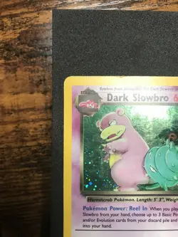 Pokemon Team Rocket Dark Slowbro Holo #12/82 Wotc Holo Rare Mp - Image 5