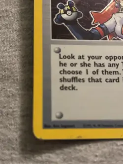 Rocket's Sneak Attack ⭐ 16/82 Holo Rare Team Rocket 2000 Pokemon NM/LP - Image 3