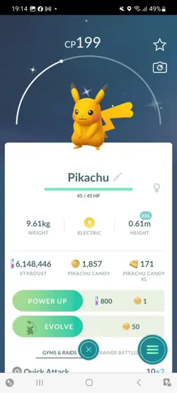 Pokemon Go Shiny Pikachu ( XXL) - Image 1
