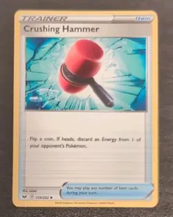 Crushing Hammer #125/159 Pokemon TCG Crown Zenith Uncommon Regular Near Mint - Image 3