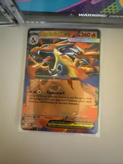 Pokemon Mega Charizard Y EX Mega Evolution Black Star Promo 030 TCG NM - Image 1