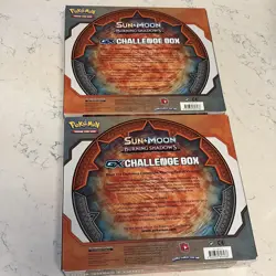 Pokemon Sun Moon Burning Shadows GX Challenge Boxes Lycanroc & Alolan Ninetales - Image 4