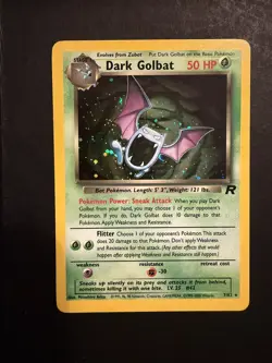 2000 Pokemon Rocket 7 Dark Golbat Holo LP - Image 1