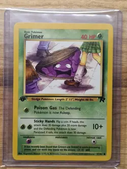 Pokemon 2000 WOTC Team Rocket 1st Edition Grimer 57/82 - Near Mint - Image 1