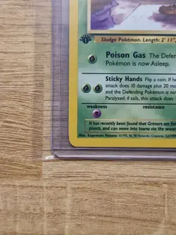 Pokemon 2000 WOTC Team Rocket 1st Edition Grimer 57/82 - Near Mint - Image 5