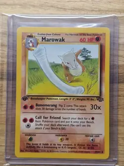 Pokemon 1999 WOTC Jungle 1st Edition Marowak 39/64 - Near Mint - Image 1