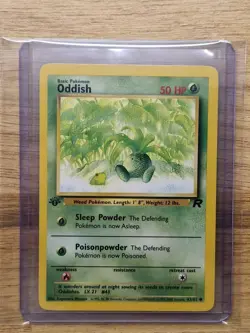 Pokemon 2000 WOTC Team Rocket 1st Edition Oddish 63/82 - Near Mint - Image 1